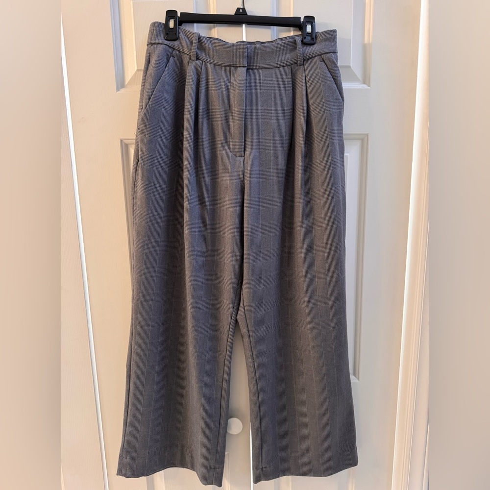 Curve Love A&F Sloane Tailored Wide Leg Pant